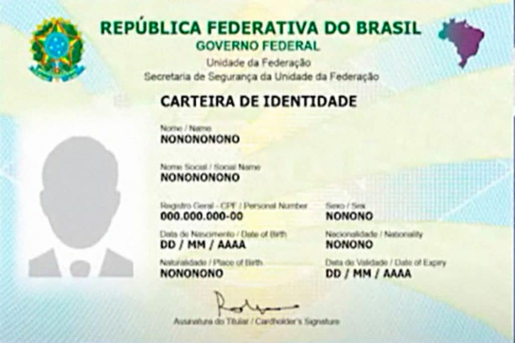 Nova carteira de identidade
