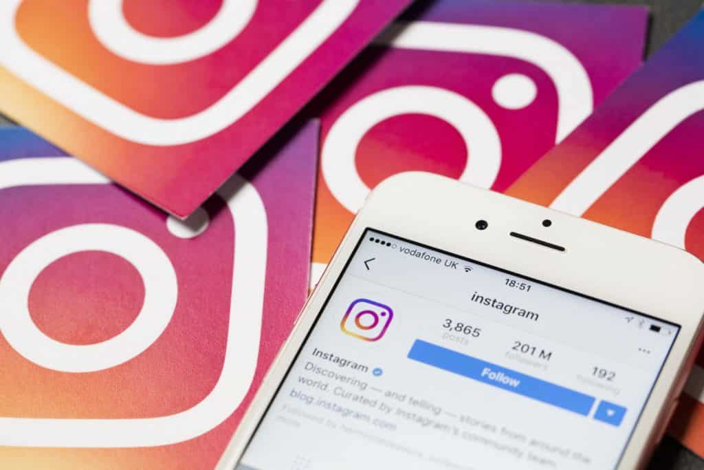 Instagram. Imagem: Shutterstock