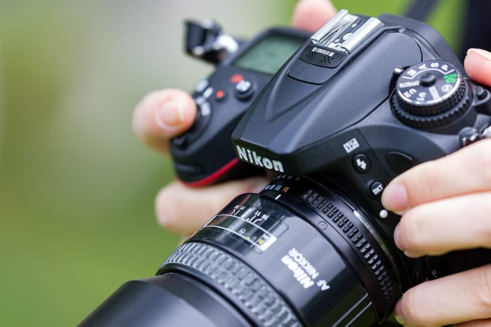 câmera SLR nikon