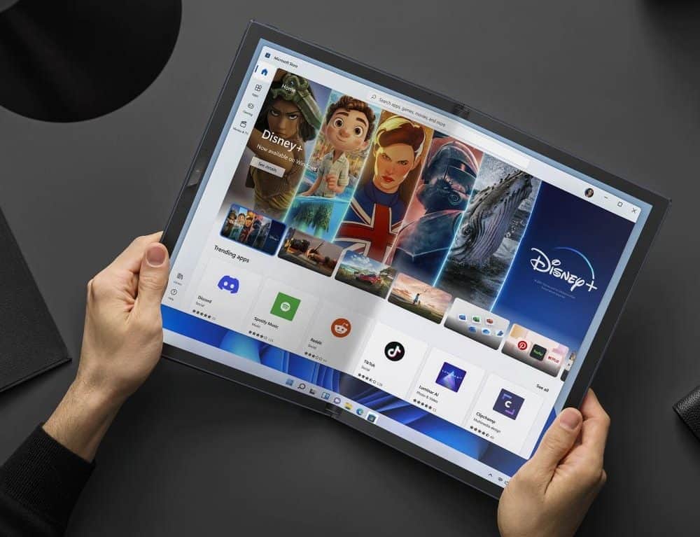 O Zenbook dobrável da Asus