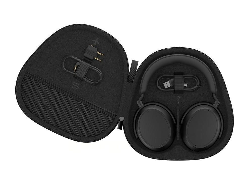 Fone de ouvidos Sennheiser na caixa