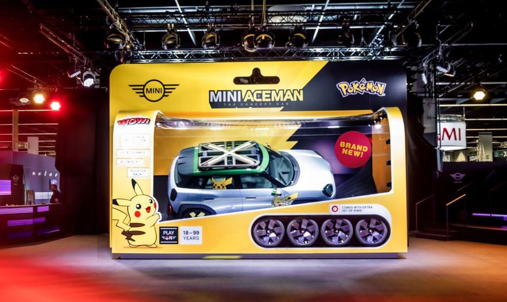 Mini x Pokémon é apresentado em caixa de carro de brinquedo
