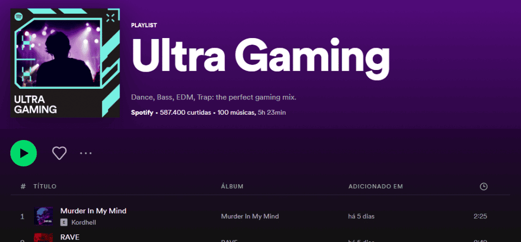 spotify playlist gaming 2