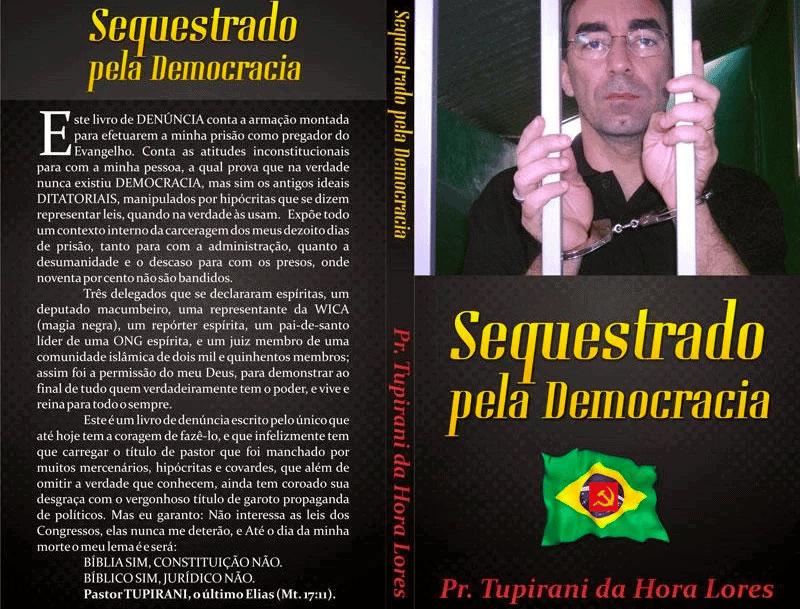 Capa do livro  do pastor Tupirani
