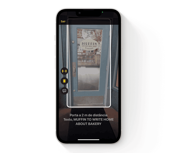 Detecção de porta no iOS 16 (Imagem: divulgação/Apple)