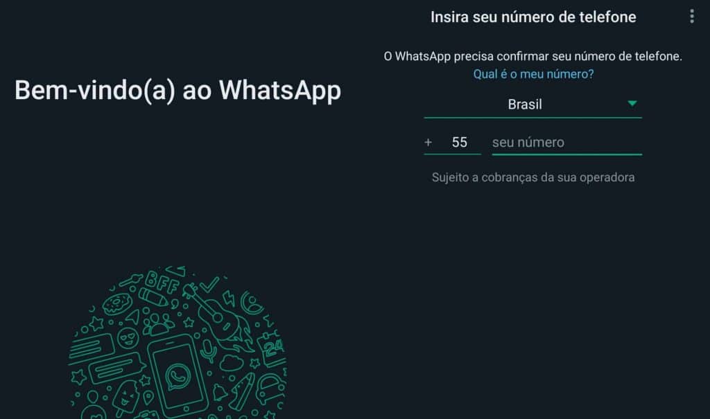 Nova entrada no WhatsApp (Imagem: reprodução)