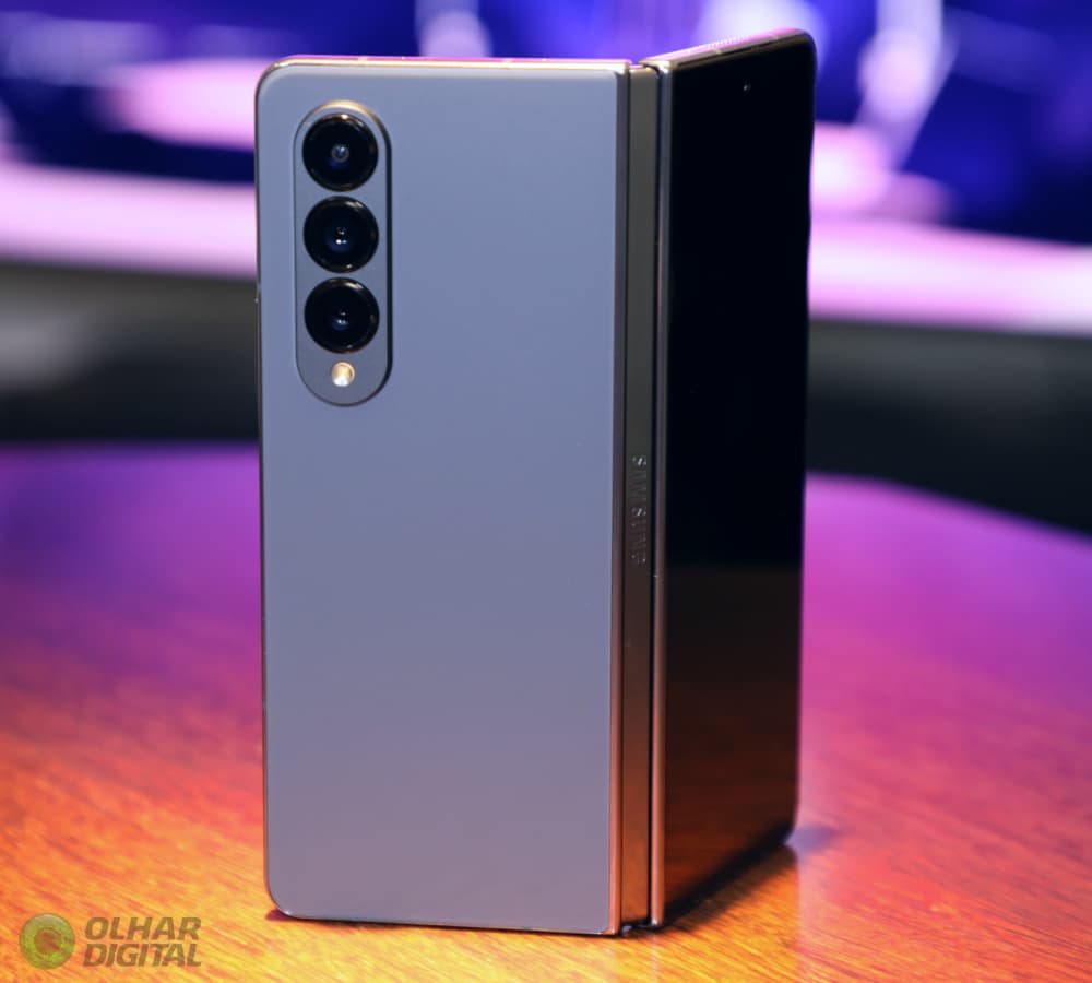 Design do Galaxy Z Fold 4 é mais refinado