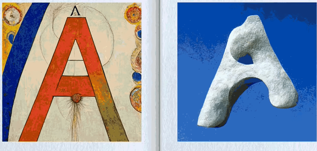 Como seria um alfabeto desenhado por artistas como Basquiat, Matisse e Picasso