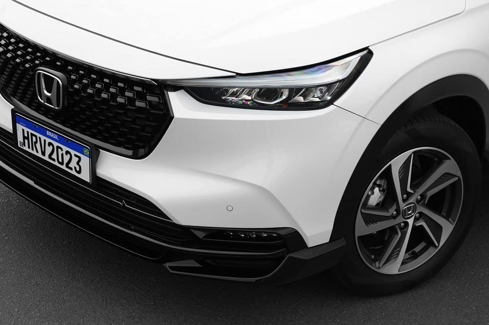 Rodas e farol do Honda HR-V Touring (Imagem: Divulgação/ Honda)