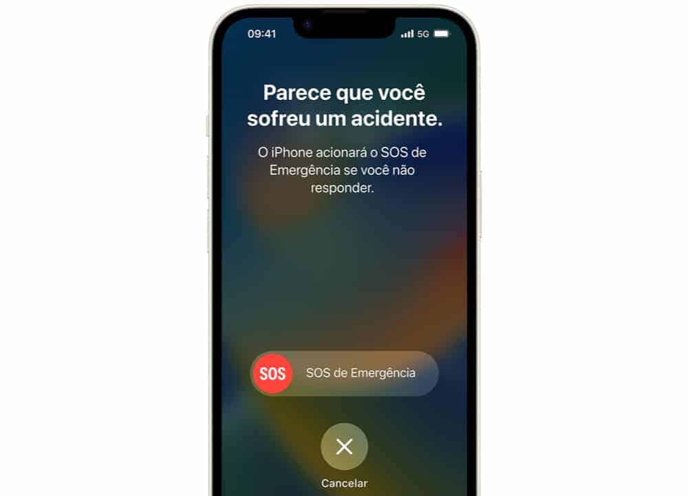 iPhone 14 detecta acidente de carro (Imagem: divulgação/Apple)