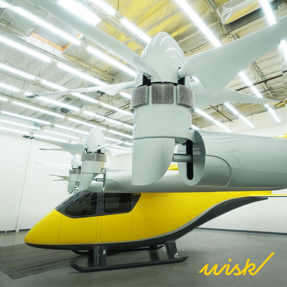 Táxi voador da Wisk Aero tem 12 motores