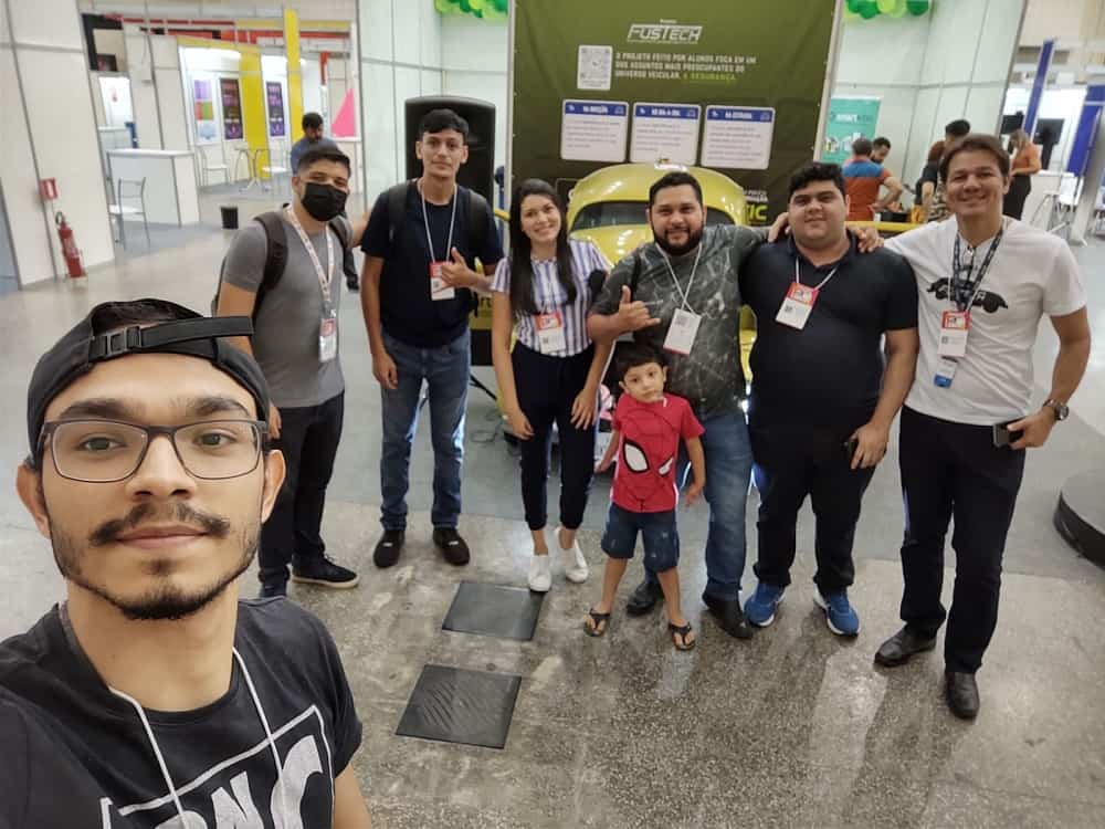 Fusca high-tech: estudantes brasileiros criam protótipo "turbinado" com Alexa. Imagem: Laruanny Carvalho de Sousa