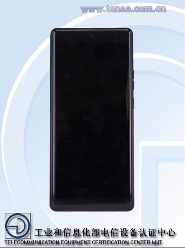 Moto Edge X40 (Imagem: Reprodução TENAA)