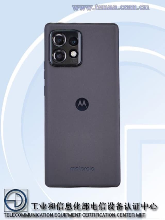 Moto Edge X40 (Imagem: Reprodução TENAA)