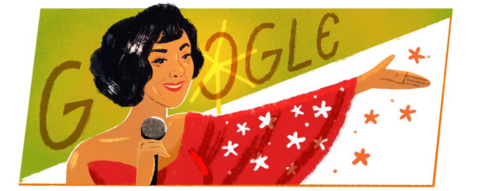 Doodle homenageia 101º aniversário da cantora Elizeth Cardoso — Foto: Reprodução/Google