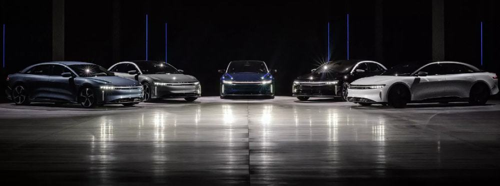 Novos Lucid Air Touring e Lucid Air Pure são os modelos mais baratos da Lucid Motors
