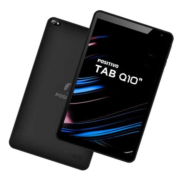 Tablet Positivo Tab Q10 é equipado com 64GB e bateria de 5.000 mAh