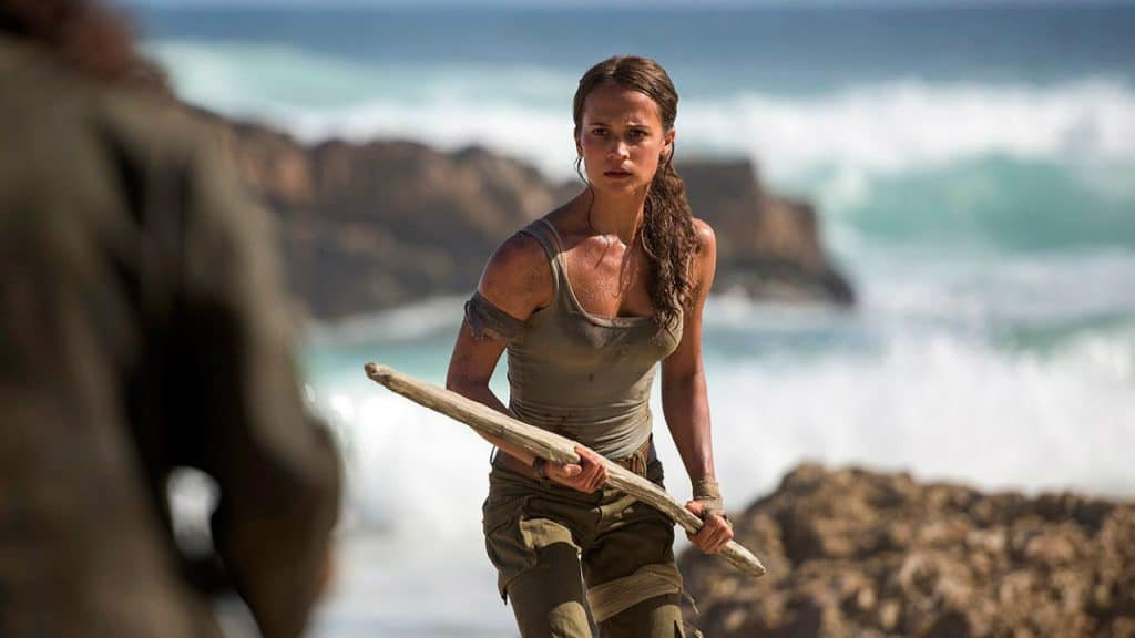 Alicia Vikander foi segunda atriz a interpretar Lara Croft nos cinemas. 
