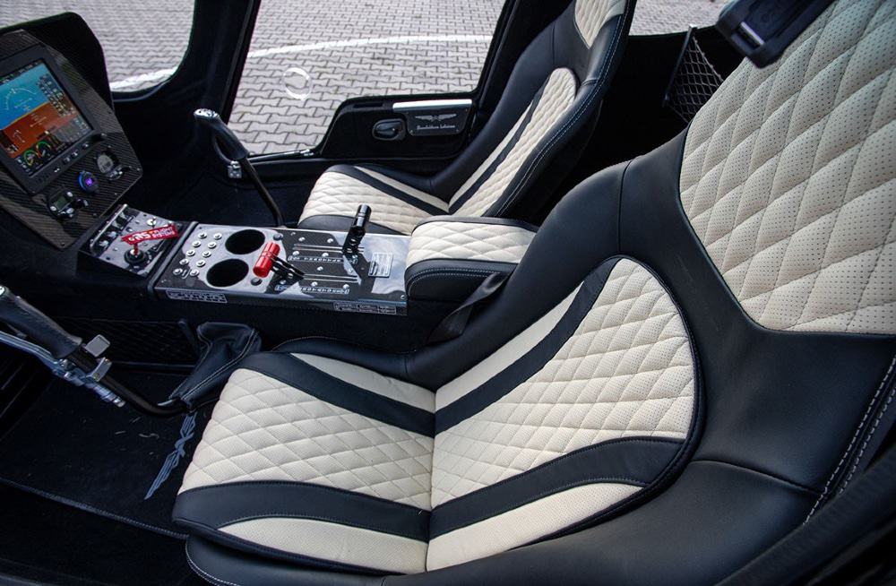 Interior do Argon GTL 915 parece bem confortável