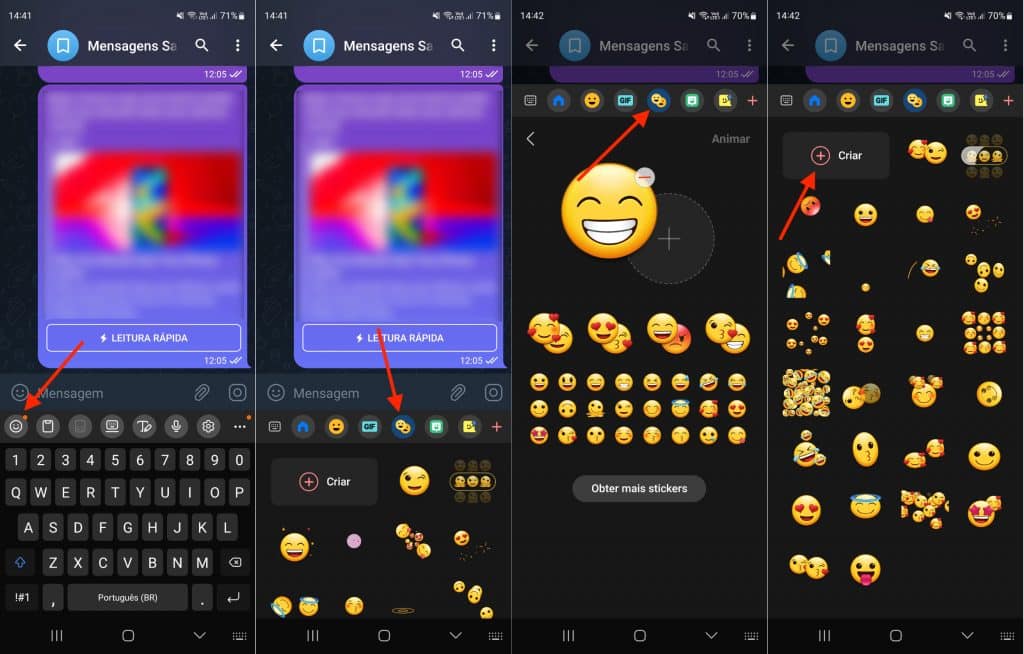 Emoji em dupla na One UI 5 com Android 13 (Imagem: reprodução/Olhar Digital)