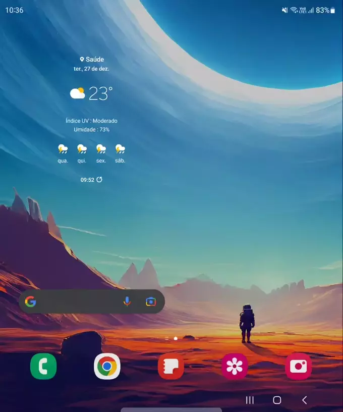 Multitarefa na One UI 5 com Android 13 (Imagem: reprodução/Olhar Digital)