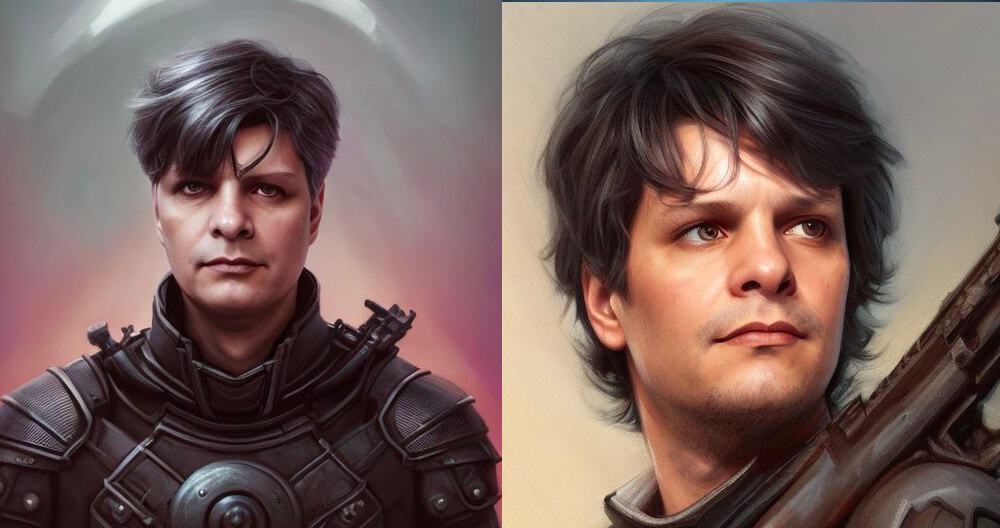 Essas duas imagens do Lensa parecem inspiradas por Duna