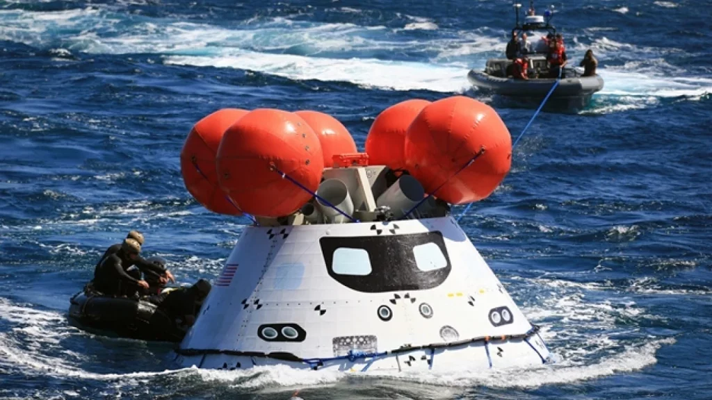 nasa splashdown artemis