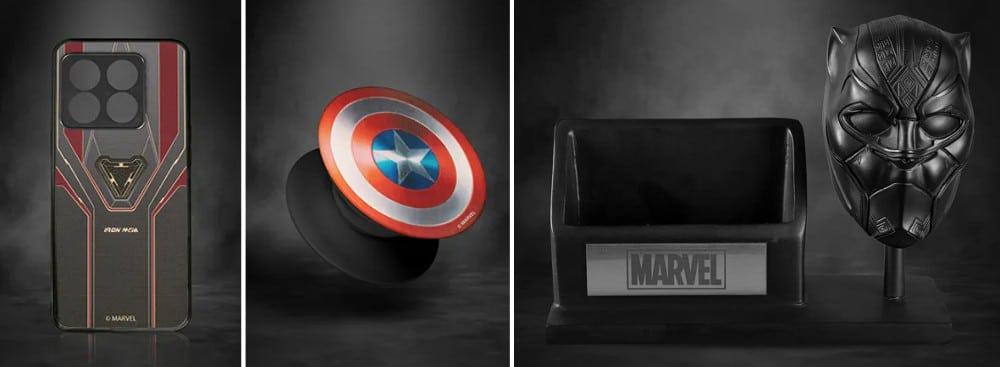 Acessórios da edição limitada Marvel do OnePlus 10T