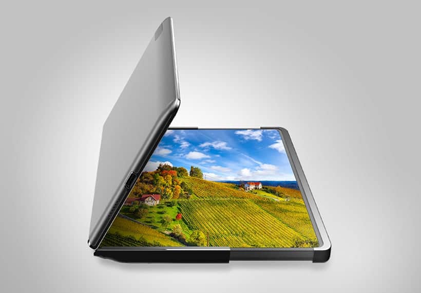 Tela dobrável e enroláveis da Samsung (Imagem: divulgação/Samsung Display)