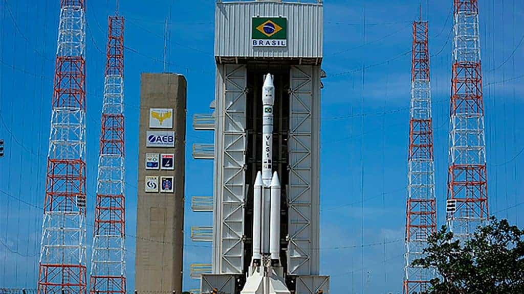 Foguete na Base de Alcântara