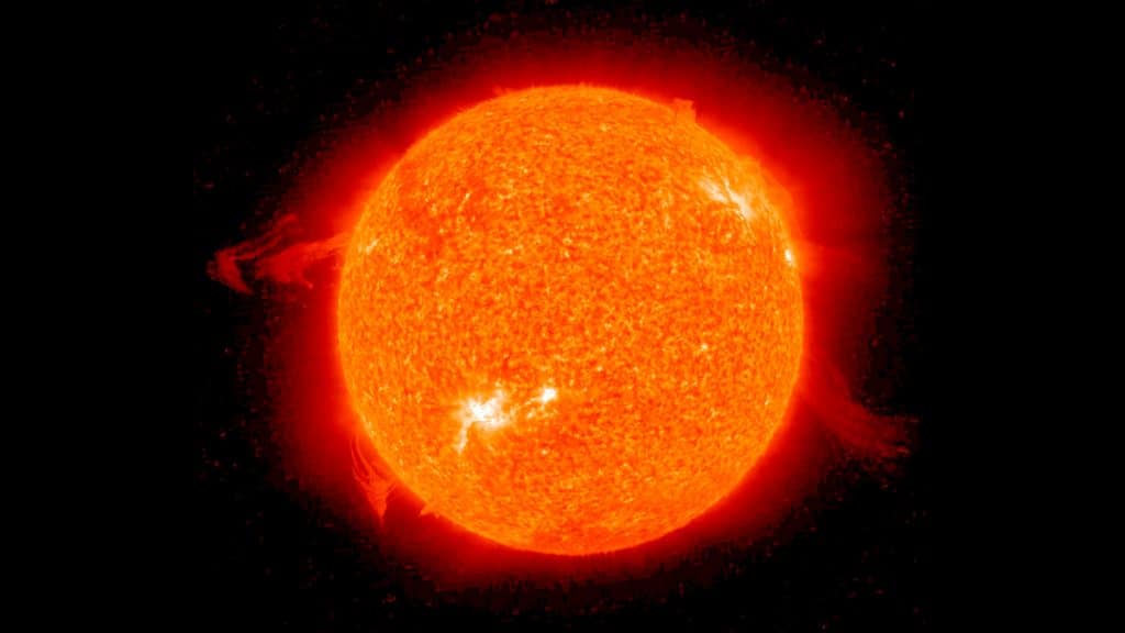 Sol no espaço