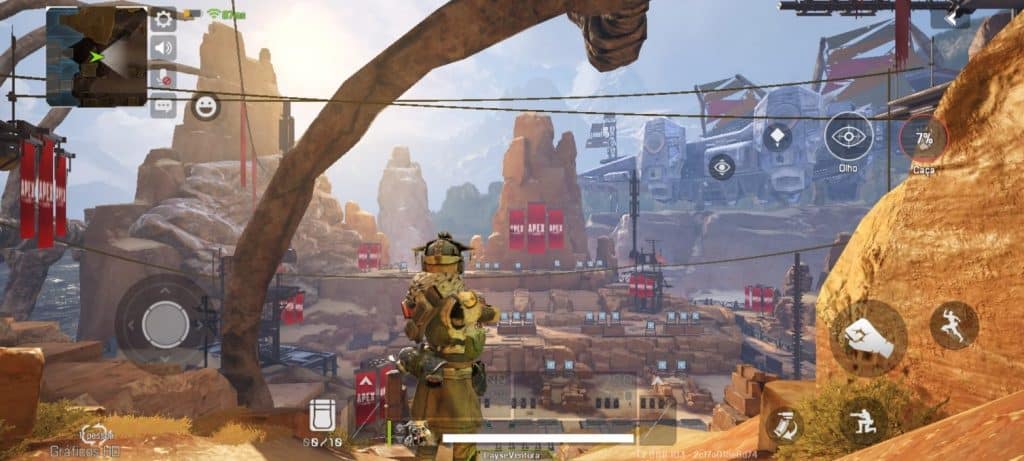 Treinamento de Apex Legends Mobile