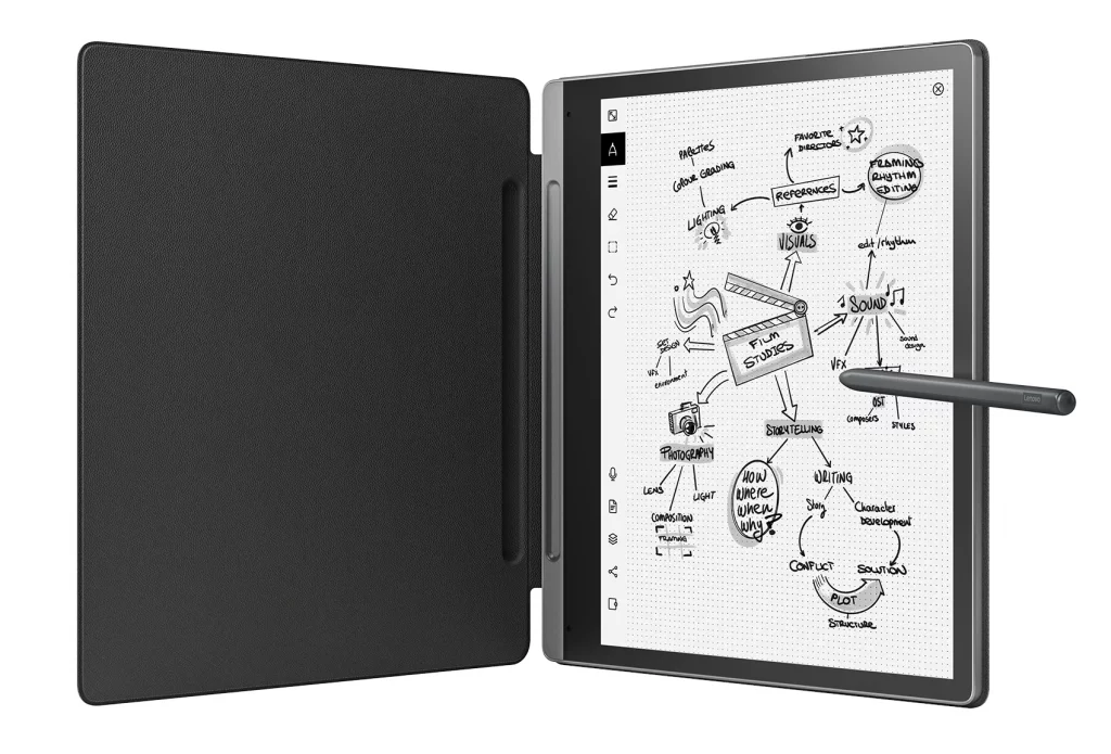 Smart Paper com tela e-ink (Imagem: divulgação/Lenovo)