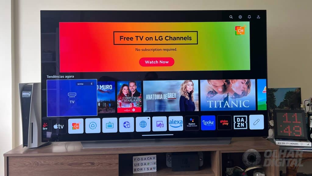 LG C1 OLED TV (Imagem: André Fogaça/Olhar Digital)