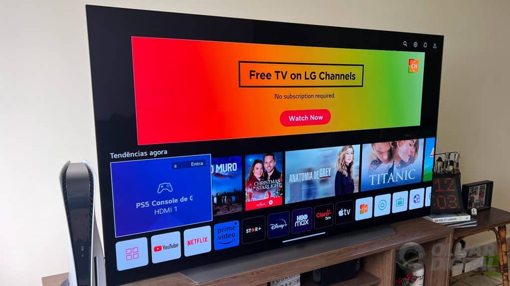 LG C1 OLED TV (Imagem: André Fogaça/Olhar Digital)