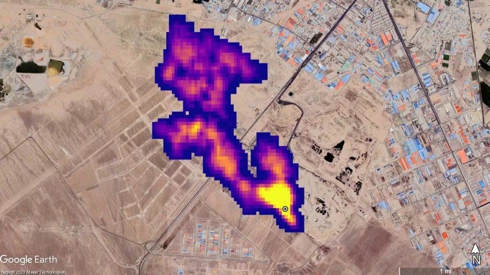 Experimento da Nasa flagra uma fonte de metano no Irã