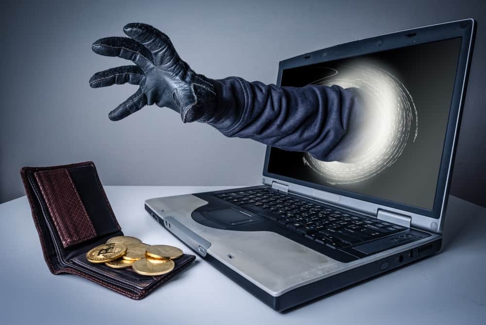 Roubo de criptomoedas