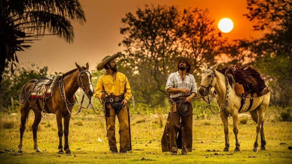 Nova versão foi gravada no mesmo local da novela original, no Mato Grosso do Sul. 