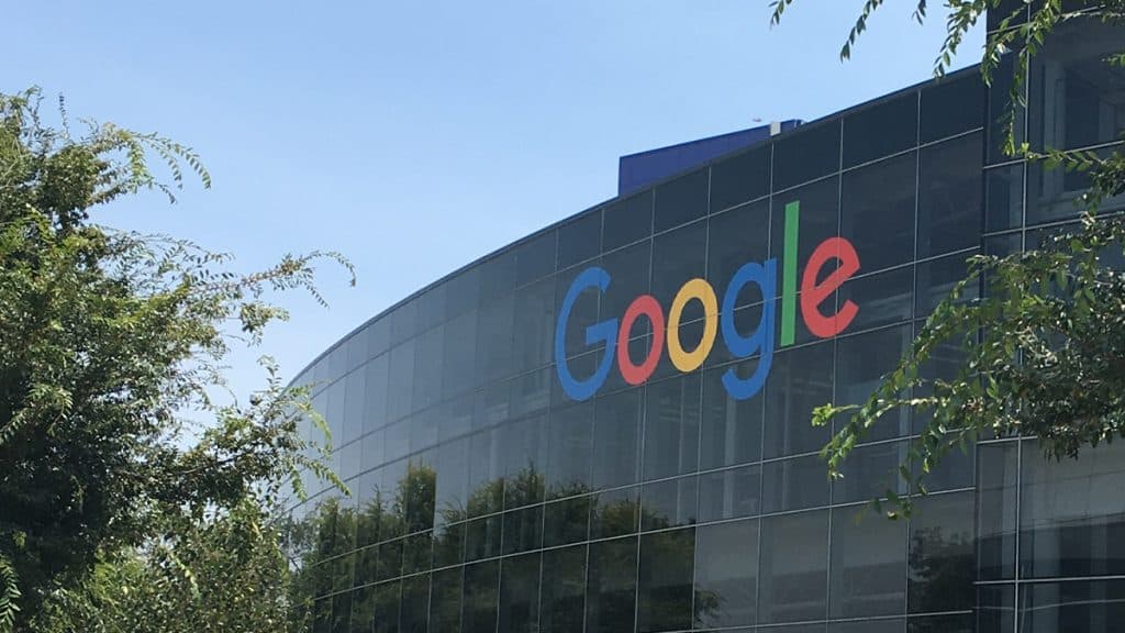 Fachada do prédio do Google