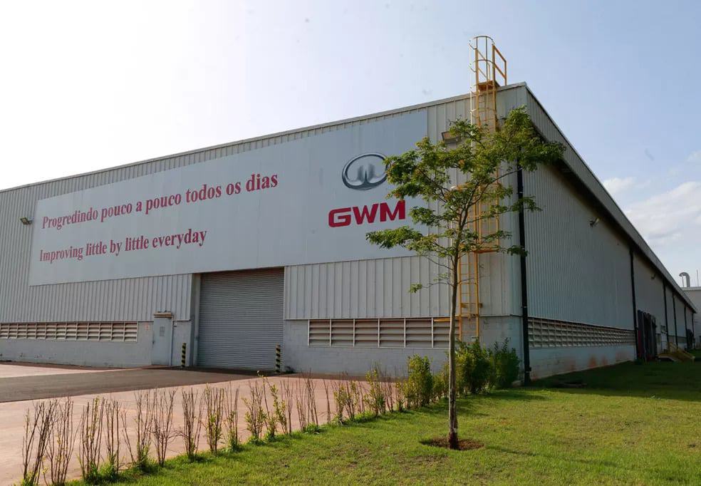 Fábrica da GWM no interior de São Paulo.
