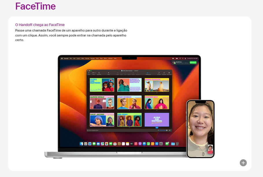handsoff no facetime da apple no macos ventura