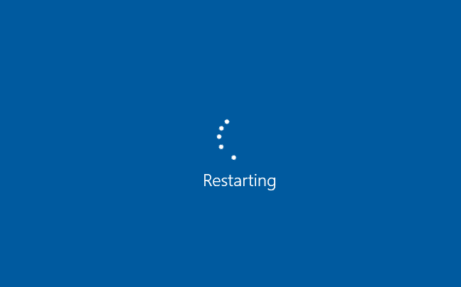 Reiniciando pc, reiniciar pc