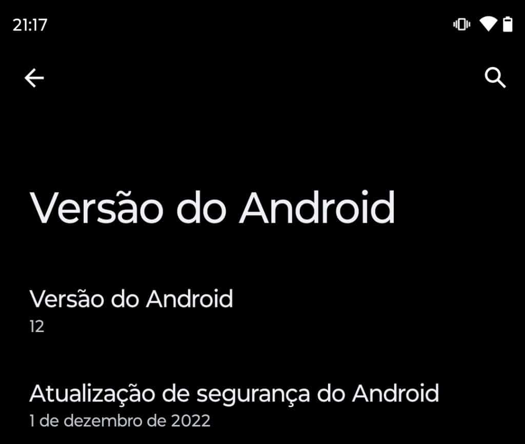 Android 12 em fevereiro de 2023, Motorola? Sério? (Imagem: reprodução)
