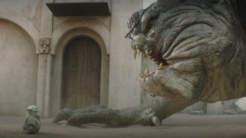 Baby Yoda e rancor