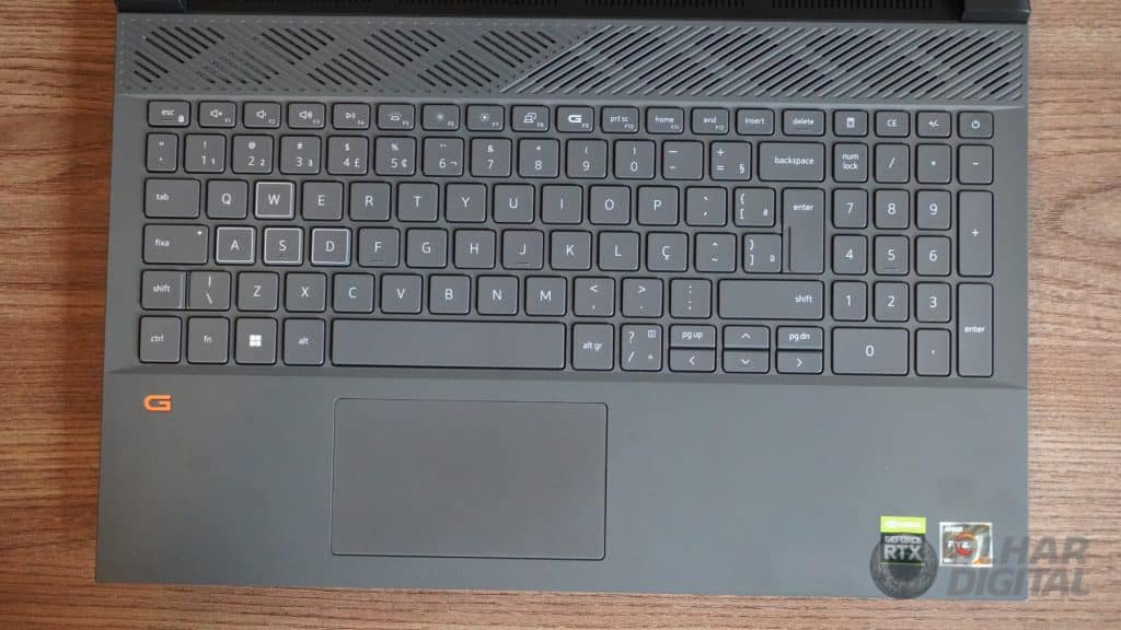 Dell G15 (2022) com chip AMD (Imagem: André Fogaça/Olhar Digital)