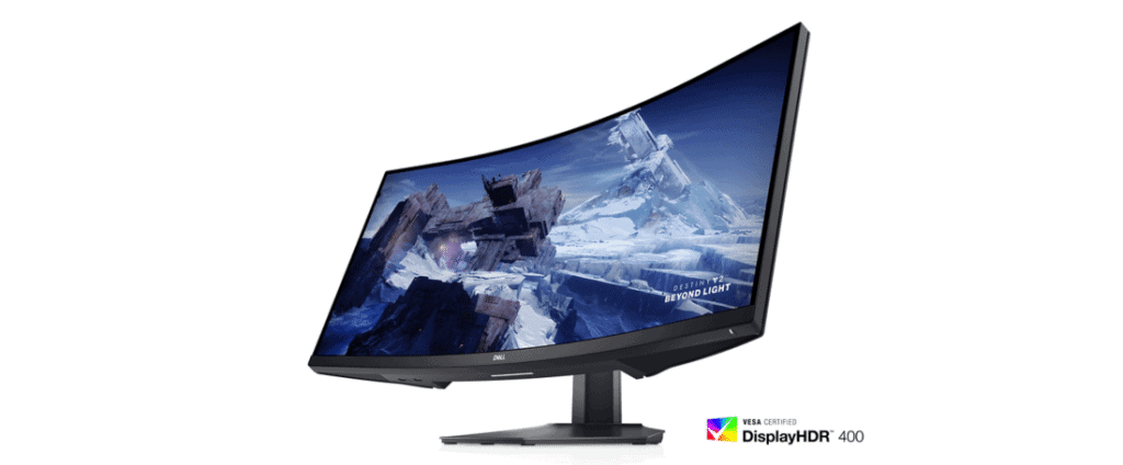 Monitor ultrawide curvo.