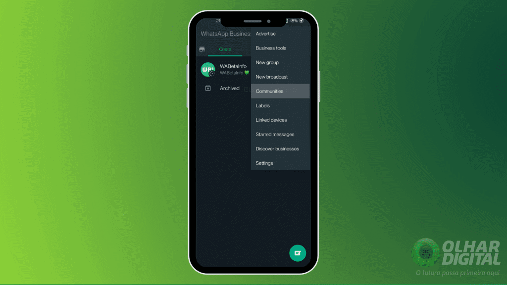 Comunidades no WhatsApp Business devem ser uma realidade próxima.