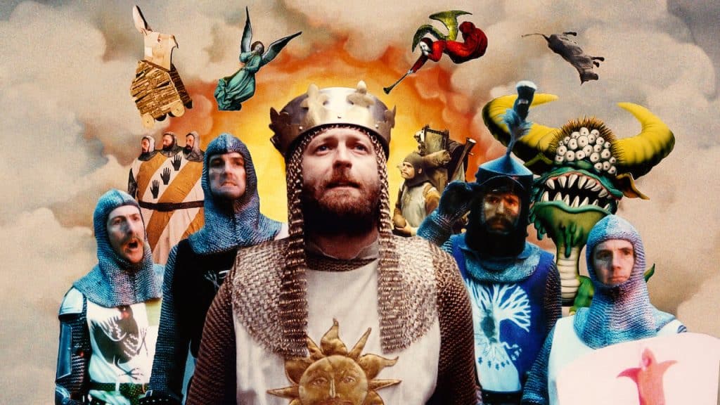 Monty Python mostra que é possível trazer comédia em filmes de fantasia.