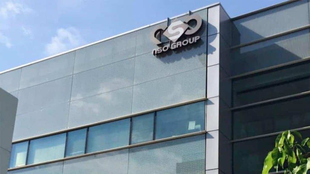 Fachada da empresa NSO Group, distribuidora do spyware Pegasus