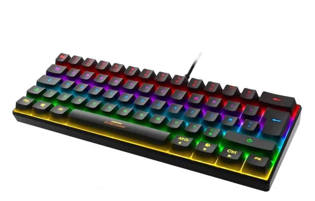 Existem diversas opções de teclados mecânicos.